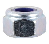 Timco Nylon Lock Nuts Bright Zinc Plated