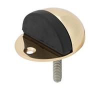 Timco Oval Door Stop Polished Brass - 47mm