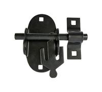 Timco - Oval Padbolt - Black (Size 4" - 1 Each)