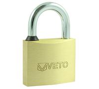 TIMCO P40X2 Brass Padlock-2pcs-Ideal for luggage-cabinets-sheds-gates-40mm, 40mm, Set of 2 Pieces