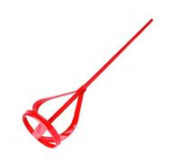 Timco Paint Mixer, Paint And Plaster Mixing Paddle For Drill, Red - 600 X 100mm