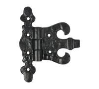 Timco - Pair Of Unequal Hinges - Antique Black (Size 85mm - 2 Pieces)