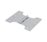 Timco Parliament Brass Hinges Polished Chrome - 102 X 125