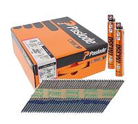 Paslode iM350+ Ring Shank Bright Nails - 3.1 x 75mm (2200 Box + 2 Fuel Cells)