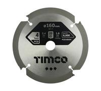 Timco Pcd Fibre Cement Saw Blade - 160 X 20 X 4T