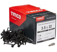 TIMCO PH2 Philips Coarse Drywall Screw - 3.5 x 32 - Dark Grey- Box of 1000