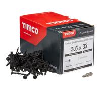 TIMCO PH2 Philips Coarse Drywall Screw - 3.5 x 32 - Dark Grey- Box of 1000