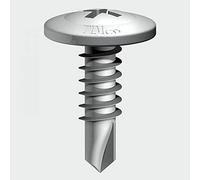 TIMCO PH2 Philips Low Wafer Head Self-Drilling Screw - 4.8 x 22 - Silver - Box of 200