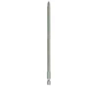 TIMCO Phillips Driver Bit S2 Grey - S2 Steel is premium quality alloy steel for exceptional strength and durability compared with standard chrome vanadium driver bits - No.2 x 150