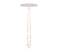 TIMco PIF110 Plastic Insulation Fixing M8 x 110 - Zinc (Bag of 100),Silver