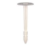 TIMCO Plastic Insulation Fixings White - PIF50 - Pack of 100- you get 3