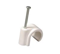 Timco - Pipe Clips - Nail in (Size 15mm - 50 Pieces)