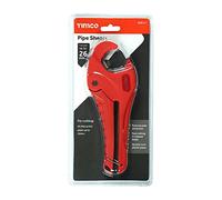 TIMCO Pipe Shears - Hard Wearing - Fast Cutting V-Shaped Blade - Excellent for Use on Plastic Pipe - 0-26mm