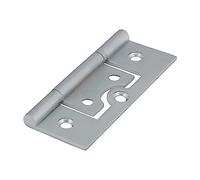 Timco - Plain Bearing Flush Hinges - Solid Brass - Satin Chrome (Size 75 x 50-2 Pieces)