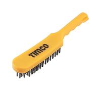 TIMCO Plastic Handle Scratch Brush - Steel