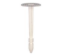 Timco - Plastic Insulation Fixings - White (Size 8.0 X 70 - 100 Pieces)