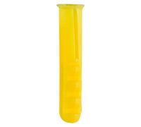 TIMco Plastic Plug 5.0mm x 25mm Yellow (Box of 100)