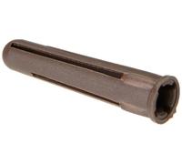 TIMCO Plastic Plug - Brown - Box of 100