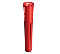 TIMCO Plastic Plug - Red - Box of 100