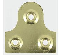 TIMco PMP32P Plain Mirror Plate 32mm - (Pack of 4)