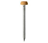TIMCO PN30O Polymer Headed Nail 30mm - Oak (Box of 100)
