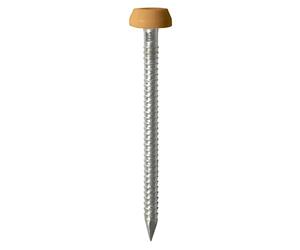 TIMCO PN40O Polymer Headed Nail 40mm - Oak (Box of 250)