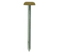 TIMCO PN50O Polymer Headed Nail 50mm - Oak (Box of 100)