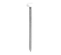 TIMCO PN65W Polymer Headed Nail 65mm - White (Box of 100)