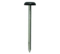 TIMCO Polymer Headed Nail - 50mm - Black - Box of 100