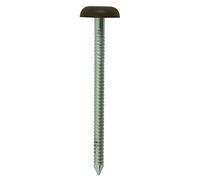 TIMCO Polymer Headed Nail - 50mm - Mahogany - Box of 100