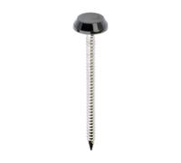 Timco Polymer Headed Nails - A4 Stainless Steel - Anthracite Grey in Silver Timco Silver