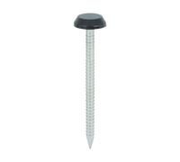 Timco - Polymer Headed Nails - A4 Stainless Steel - Black (Size 50mm - 100 Pieces)