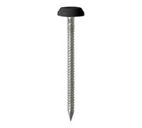 Timco - Polymer Headed Nails - A4 Stainless Steel - Black (Size 65mm - 100 Pieces)