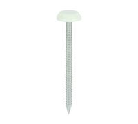 Timco - Polymer Headed Nails - A4 Stainless Steel - Chartwell Green (Size 50mm - 100 Pieces)