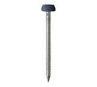 Timco - Polymer Headed Pins - A4 Stainless Steel - Anthracite Grey (Size 40mm - 250 Pieces)