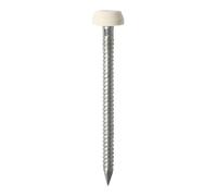 TIMco PP40CC Polymer Headed Pin Cream 40mm Box of 250
