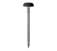 Timco - Polymer Headed Pins - Stainless Steel - Black (Size 50mm - 25 Pieces)