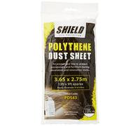 TIMCO Polythene Dust Sheet - Perfect for DIY Improvement Projects - 3.65m x 2.75m