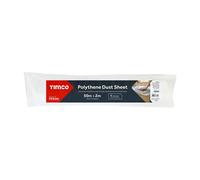 Timco PDS502 Polythene Dust Sheet 50M X 2M Roll 1