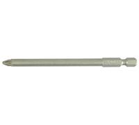 TIMCO Pozi Driver Bit S2 Grey - S2 Steel is premium quality alloy steel for exceptional strength and durability compared with standard chrome vanadium driver bits - No.2 x 150