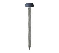 Timco PP30AG Polymer Headed Pins - A4 Stainless Steel - Anthracite Grey 30Mm Box 250