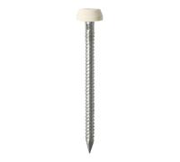 TIMCO Polymer Headed Pins A4 Stainless Steel Cream - PP30CC - Pack of- you get 3