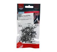 TIMCO Polymer Headed Pins A4 Stainless Steel Black - 40mm