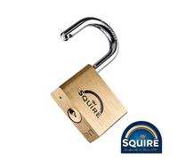 Timco Premium Brass Lion Padlock Squire Double Lock Steel Shackle 30-60mm
