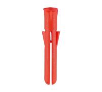 Timco - Premium Plastic Plugs - Red (Size 34mm - 200 Pieces)