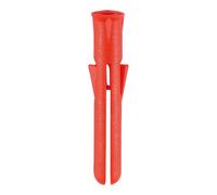 Timco - Premium Plastic Plugs - Red (Size 34mm - 850 Pieces)