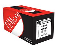 TIMCO PZ2 CSK Passivated Carcass Screws - Black - 4.0 x 33 - Box of 500