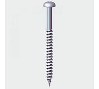 TIMCO PZ2 Round BZP Twin Woodscrews - 10 x 2 1/2 - Zinc Plated - Box of 200