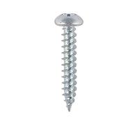 TIMCO PZ2 Round BZP Twin Woodscrews - 8 x 1/2 - Zinc Plated - Box of 200