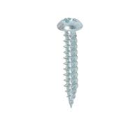 TIMCO PZ2 Round BZP Twin Woodscrews - 8 x 1 - Zinc Plated - Box of 200
